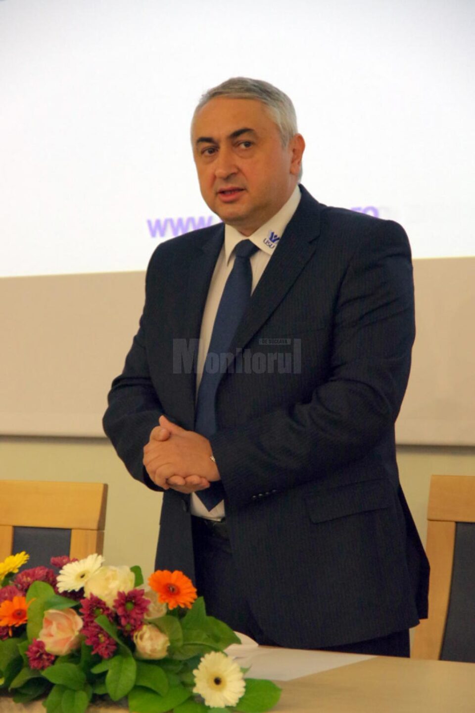 Rectorul Universității „Ștefan cel Mare” Suceava, prof. univ. dr. ing. Valentin Popa