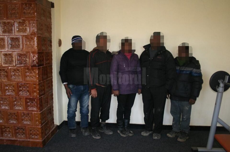 Cinci srilankezi care intraseră ilegal pe teritoriul țării noastre au fost reținuți de polițiștii de frontieră suceveni
