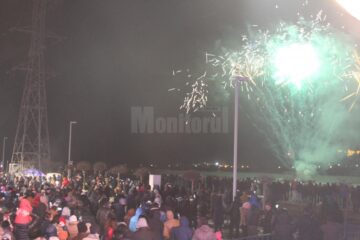 Fascinant spectacol de artificii la “Revelionul în aer liber”organizat de Primăria Suceava
