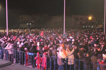 Fascinant spectacol de artificii la “Revelionul în aer liber” organizat de Primăria Suceava