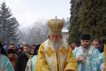 Slujba Bobotezei la Mănăstirea Sf. Ioan cel Nou