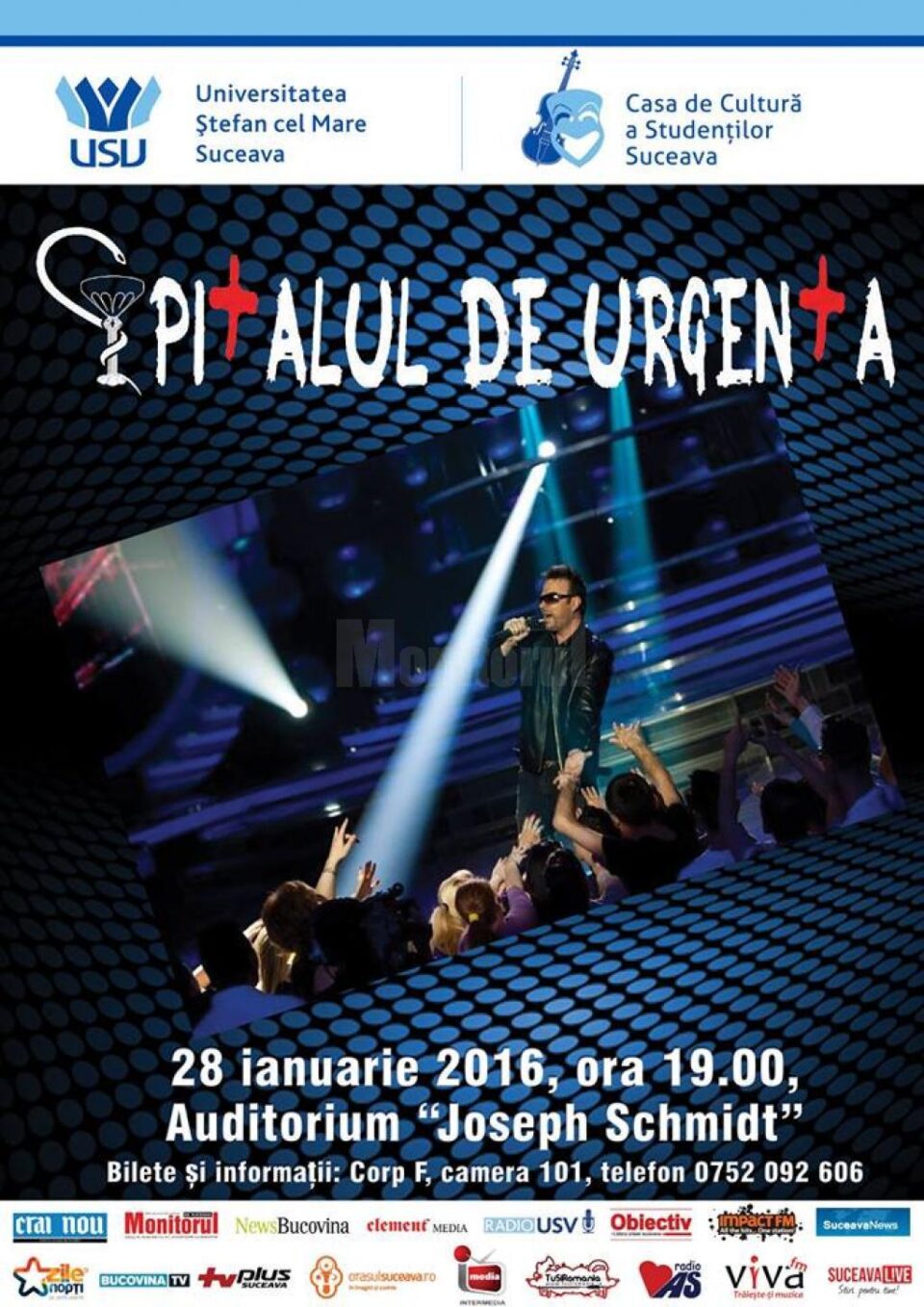 Trupa Spitalul de Urgență concertează la USV