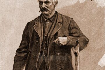 German din Ițcani – desen de Julius Zalaty Zuber (1867-1918)