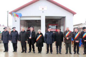 Autoritățile locale și județene au participat la inaugurarea noului punct de lucru ISU Suceava de la Dolhasca