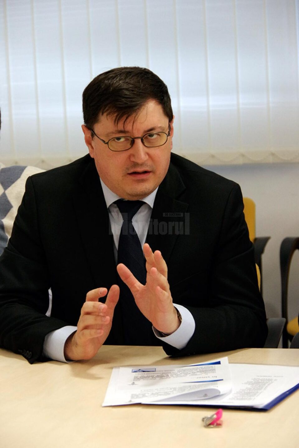 Purtătorul de cuvânt al spitalului, dr. Tiberius Brădățan