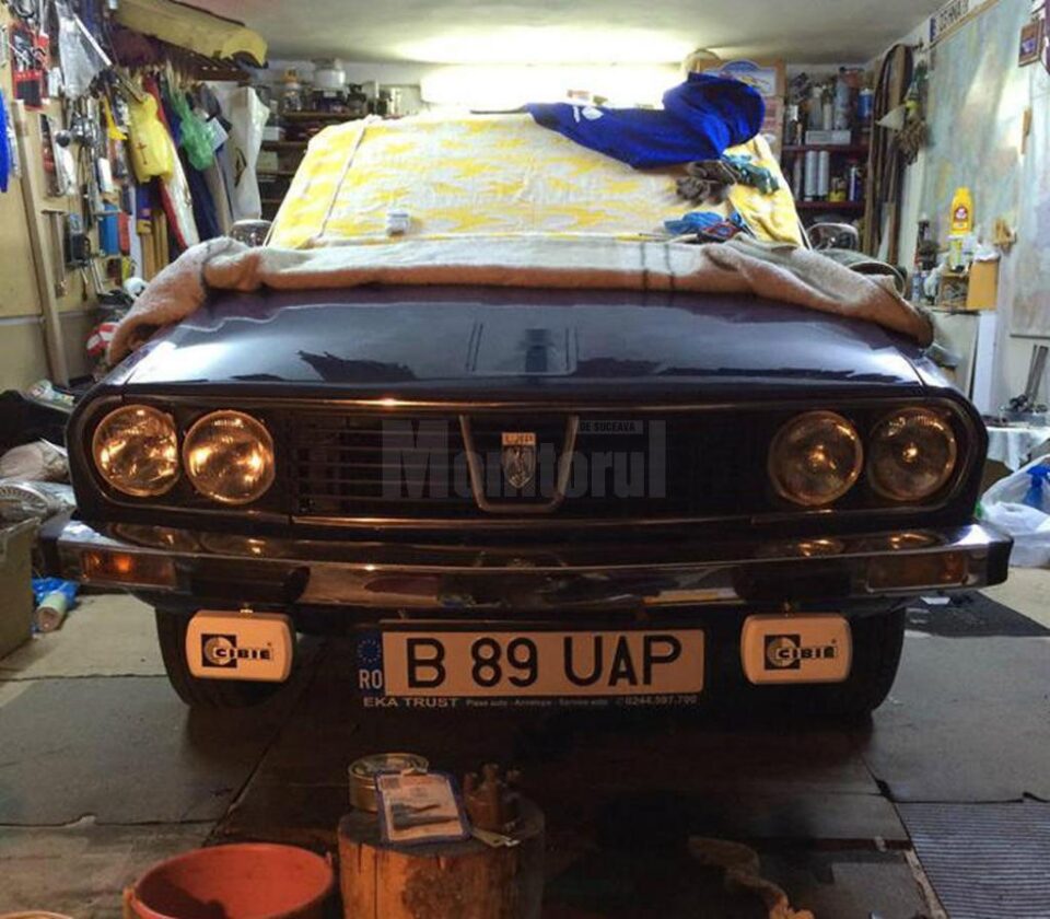 Autoturismul Dacia 1410, în fabrica de vise, garajul lui Dănuț Crainiciuc