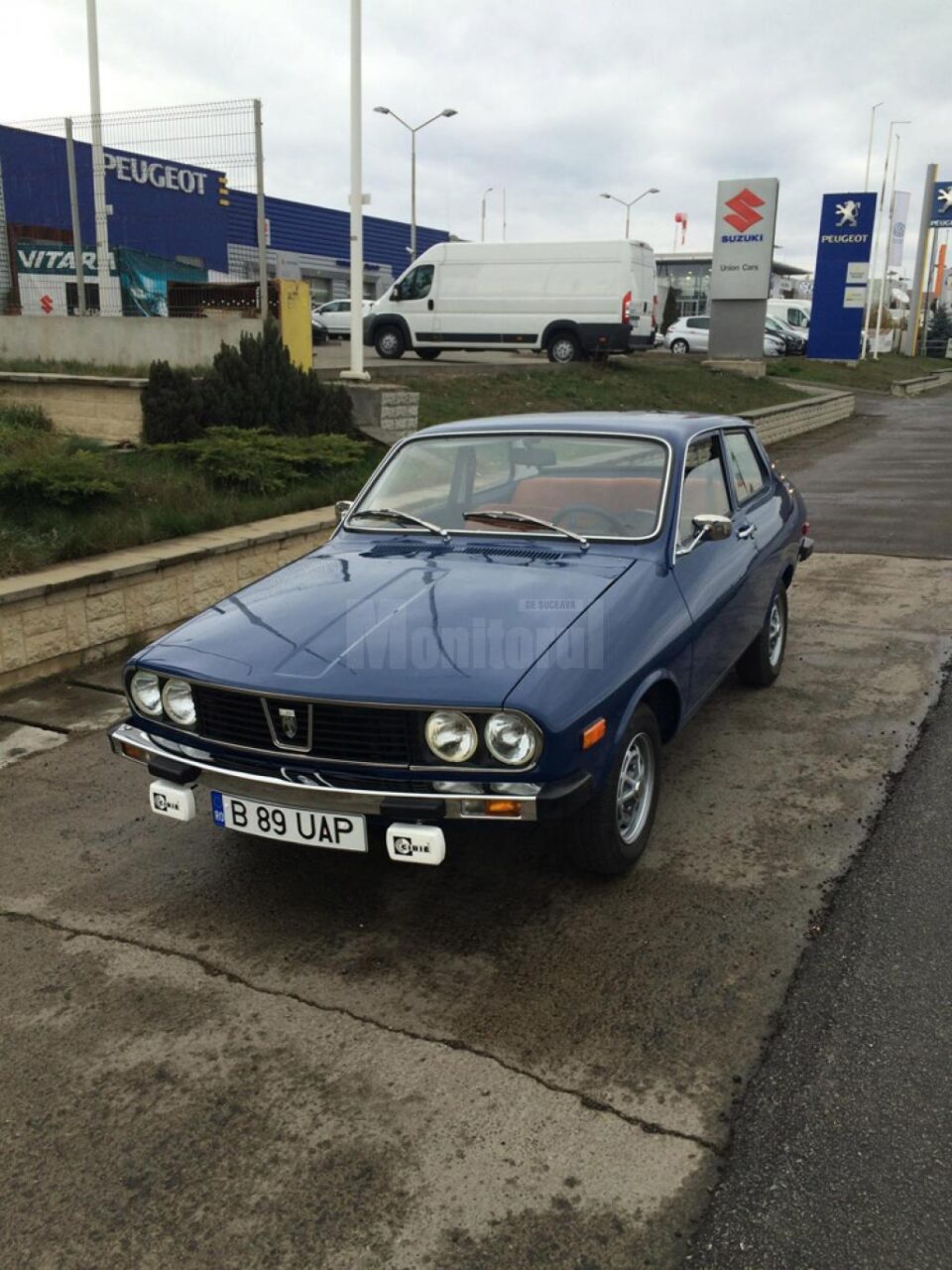 Autoturismul, după restaurarea de la Suceava