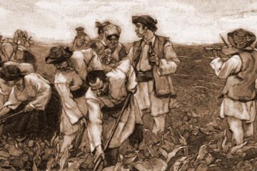 Claca, la români – desen de Julius Zalaty Zuber (1867-1918)