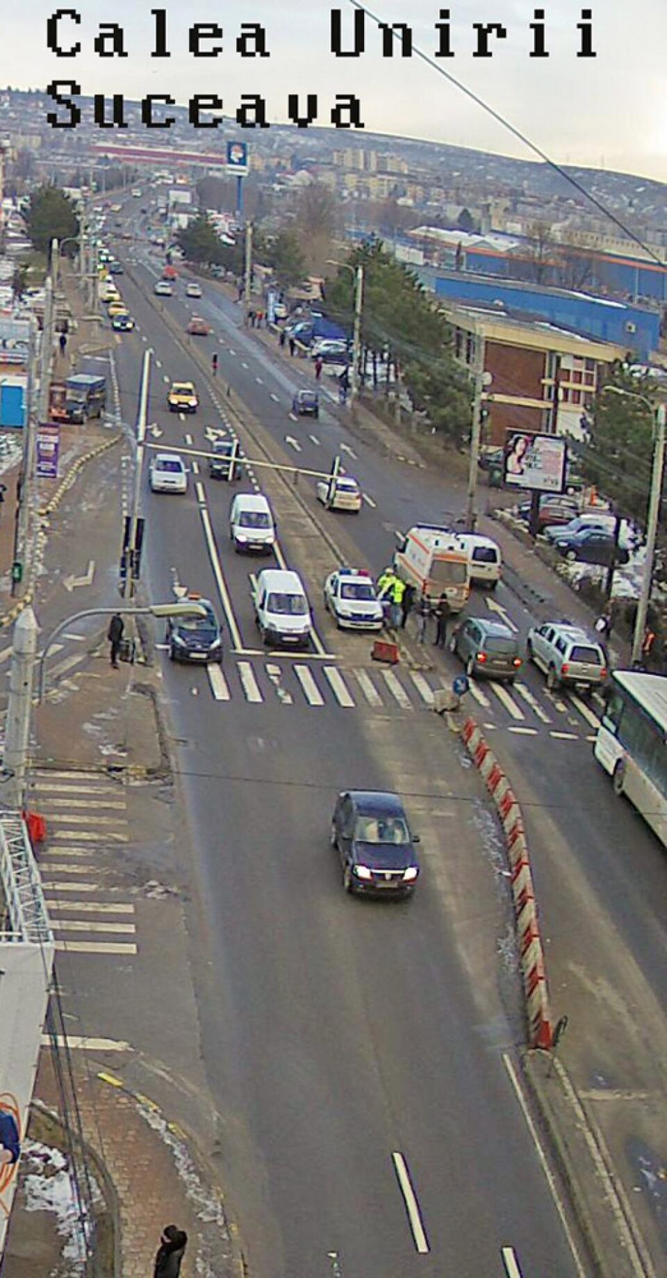 Accidentul petrecut ieri dimineață