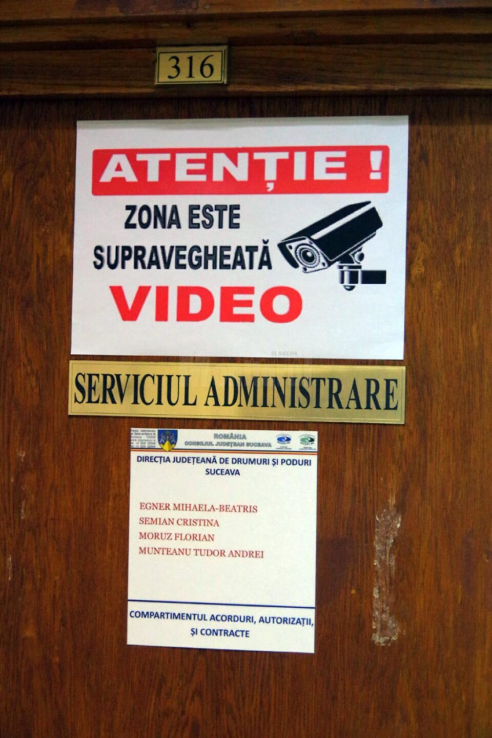 Biroul de autorizare a accesului în zona drumurilor județene este supravegheat video