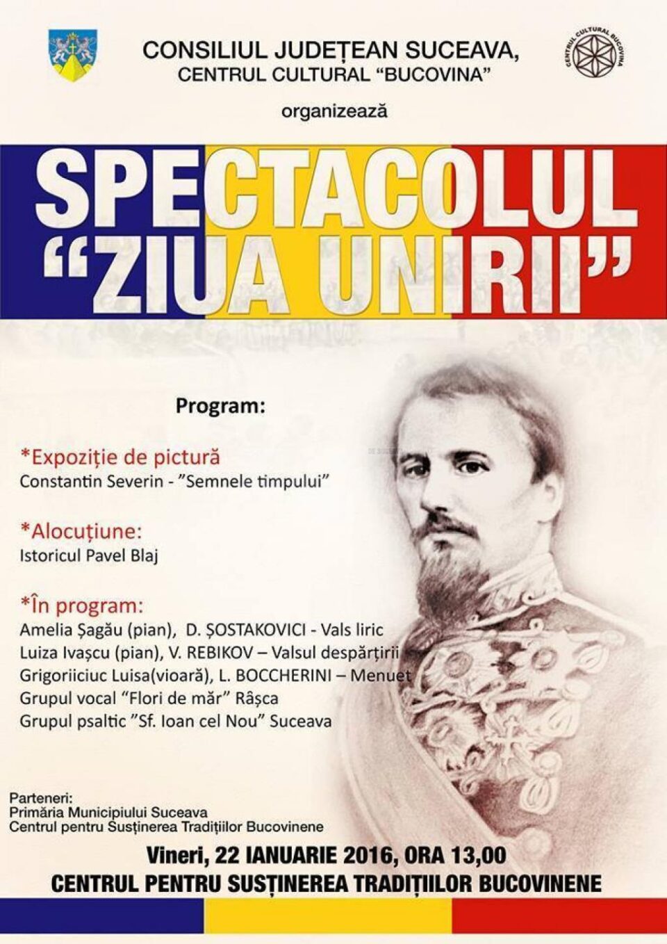 „Ziua Unirii”, la Centrul pentru Susținerea Tradițiilor Bucovinene „Ziua Unirii”, la Centrul pentru Susținerea Tradițiilor Bucovinene