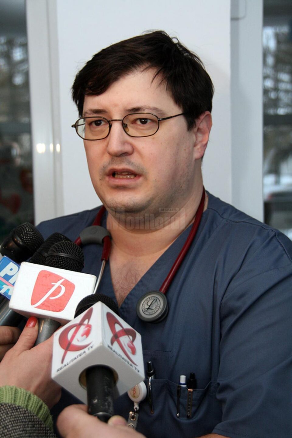 Purtătorul de cuvânt al spitalului, dr. Tiberius Brădățan