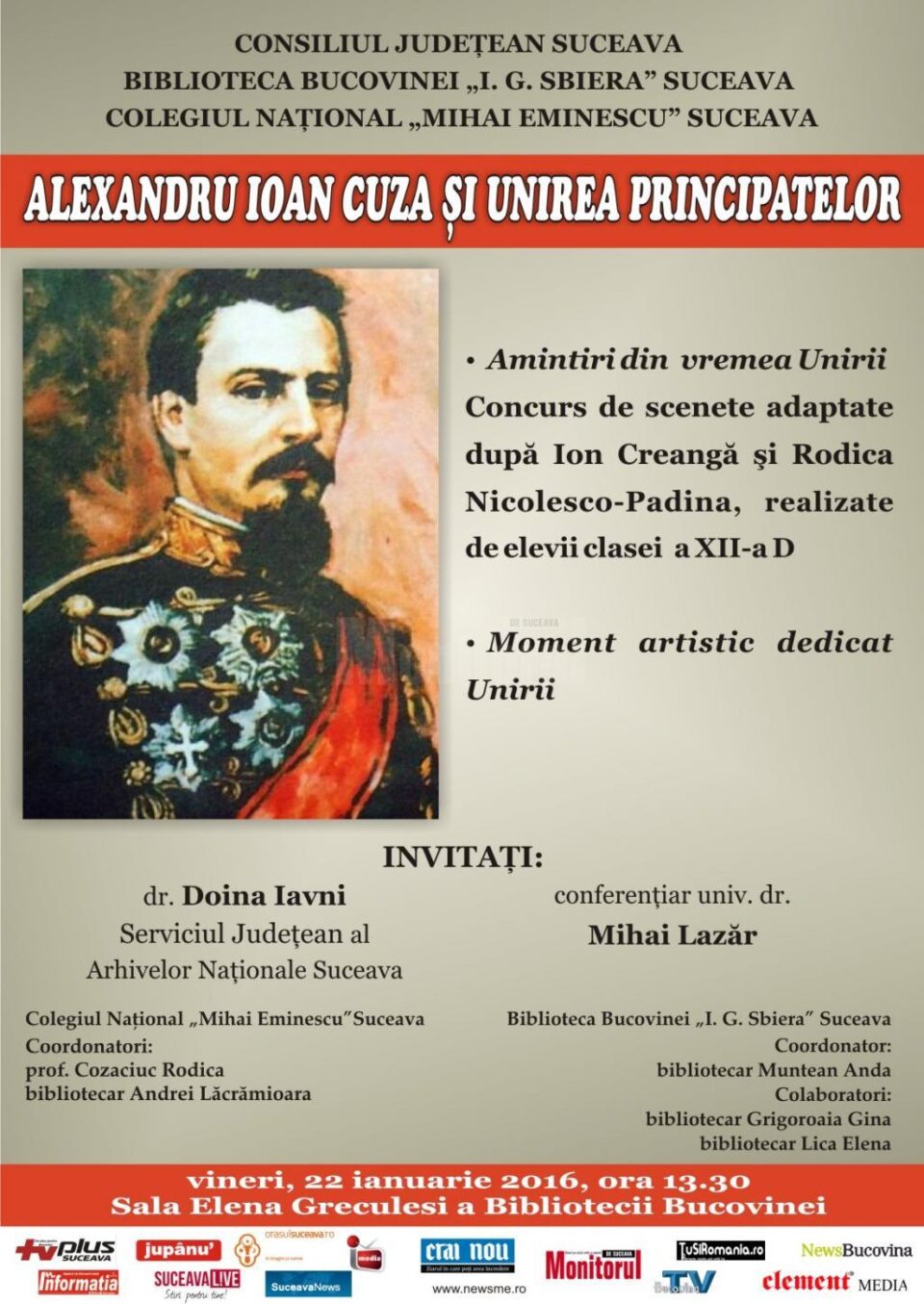 „Alexandru Ioan Cuza și Unirea Principatelor”