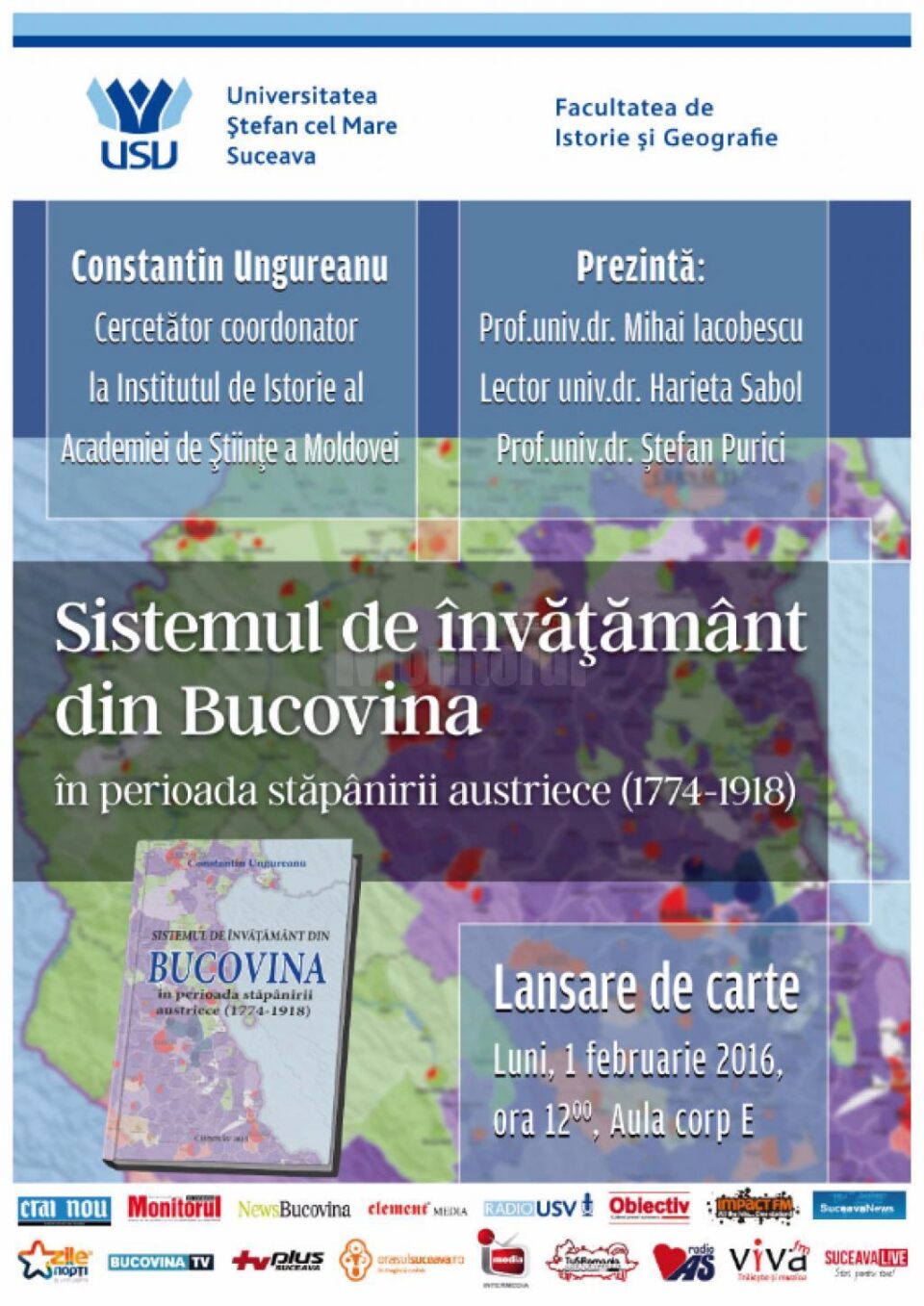 Lansări de carte, la USV