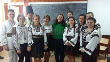 Unirea Principatelor Române, sărbătorită de elevii Liceului Tehnologic Cajvana