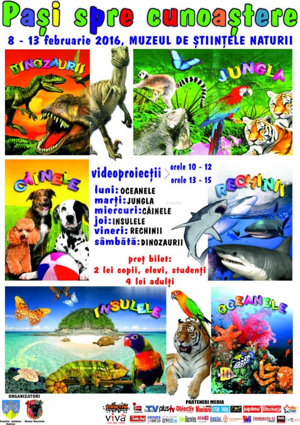 „Pași spre cunoaștere”, la Muzeul de Științele Naturii