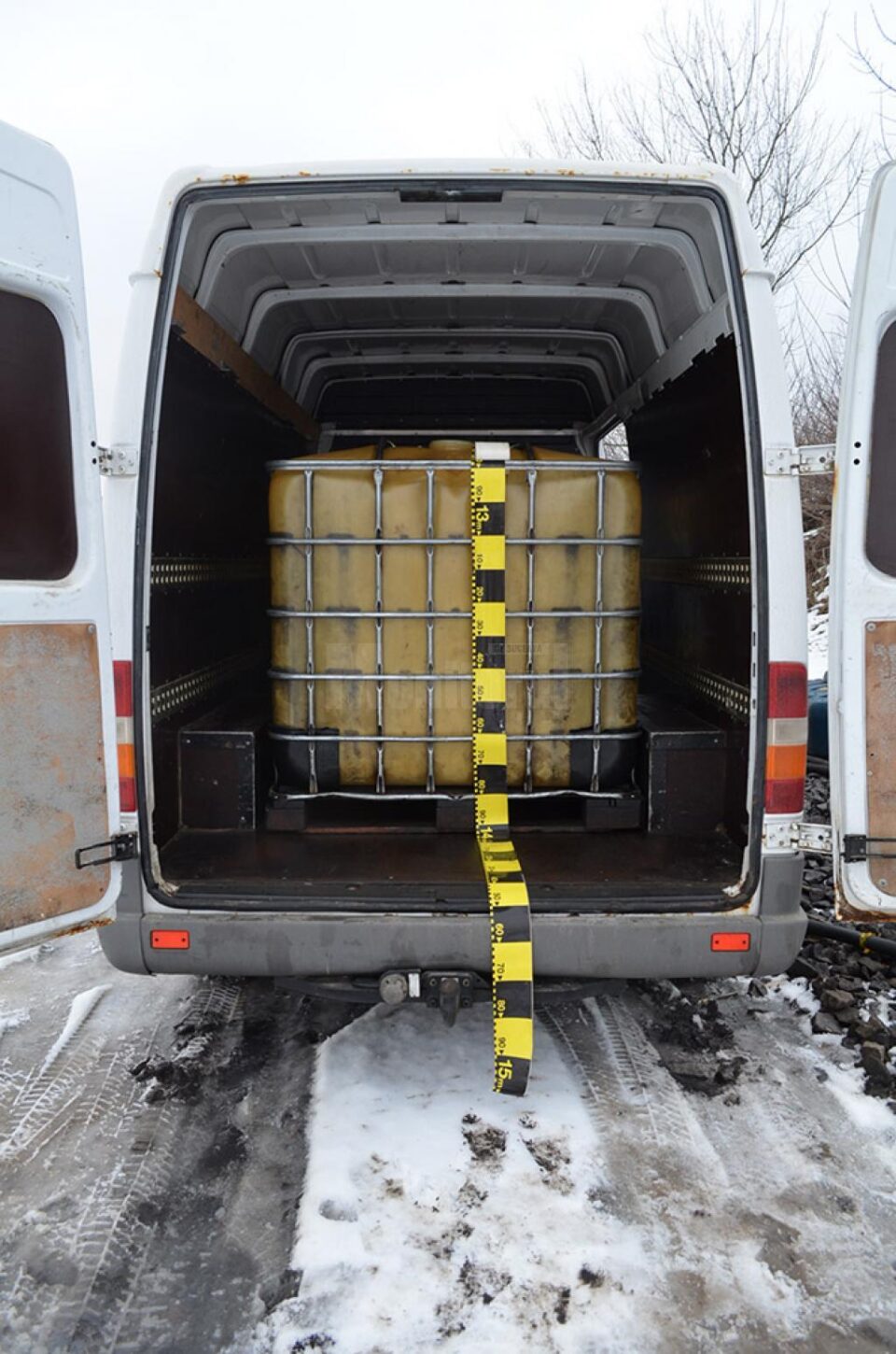 Ucrainenii au furat motorină din locomotiva unui tren
