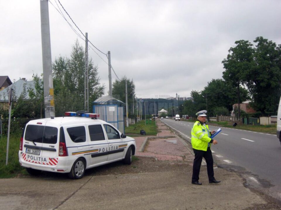 Serviciul Rutier Suceava a organizat o acțiune de prevenire a accidentelor rutiere