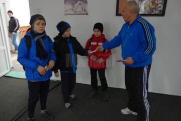 După fiecare antrenament, Ștefan Rusu îi premiază pe sportivii săi cu dulciuri