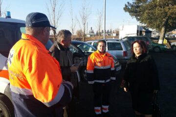 Duminică, după ce toate televiziunile naționale au prezentat măsurile speciale luate pentru ”alerta de gripă de la Siret", ambulanța și echipajul medical au fost retrase
