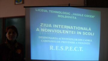 Activități de prevenire a agresivității și violenței în mediul școlar, la Liceul Tehnologic „Vasile Cocea”