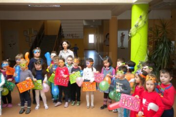 Activitatea „100 de zile împreună în acest an școlar”, la Grădinița “Sfântul Ioan cel Nou”