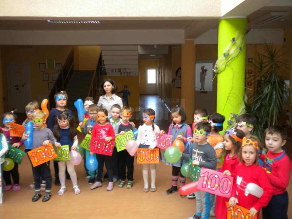 Activitatea „100 de zile împreună în acest an școlar”, la Grădinița “Sfântul Ioan cel Nou”