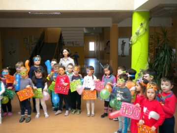 Activitatea „100 de zile împreună în acest an școlar”, la Grădinița “Sfântul Ioan cel Nou”