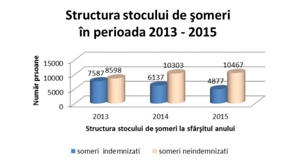 „Structură stoc șomeri”