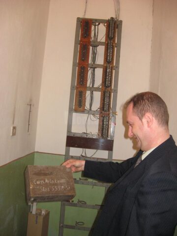 Centrala telefonică din buncăr