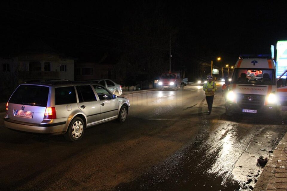 O femeie în vârstă de 72 de ani a fost accidentată pe trecerea de pietoni