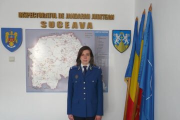 Sublocotenent Nicoleta Turculeț, noul purtător de cuvânt al Jandarmeriei Suceava