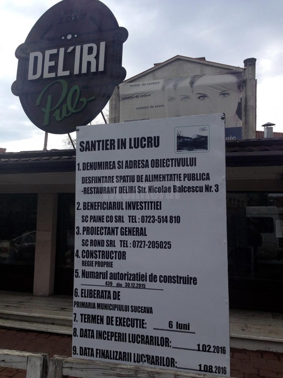 Autorizația de demolare a restaurantului amenajat în jurul Restaurantului Național