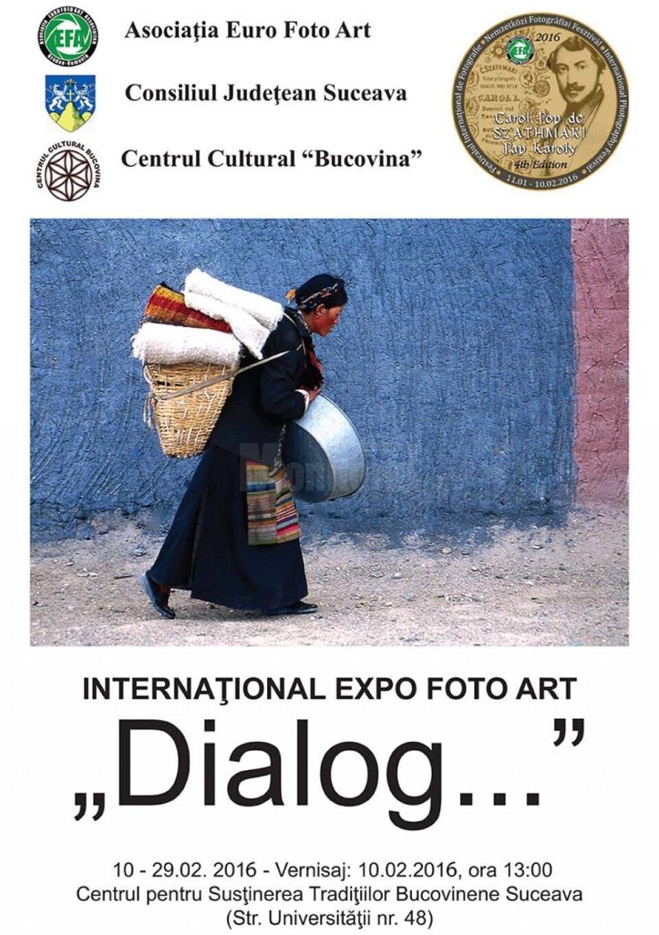 Expoziție de artă fotografică și festivitatea de închidere a Festivalului Internațional de Fotografie „Carol Pop de Szathmári”