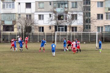 Șomuz Fălticeni a disputat un meci amical în compania echipei de juniori Under 17 de la Liceul cu Program Sportiv Suceava