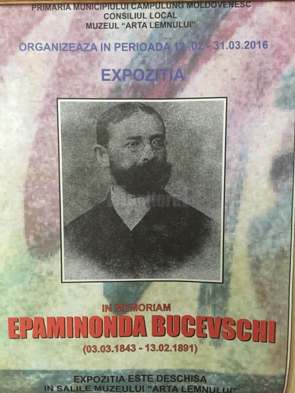 Lucrări ale pictorului Epaminonda Bucevschi, expuse la Muzeul „Arta Lemnului” Câmpulung