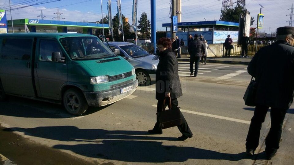 Mașina implicată în accident