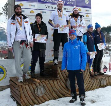 La Vatra Dornei s-a desfășurat Campionatul Național de Sanie pe pârtie naturală