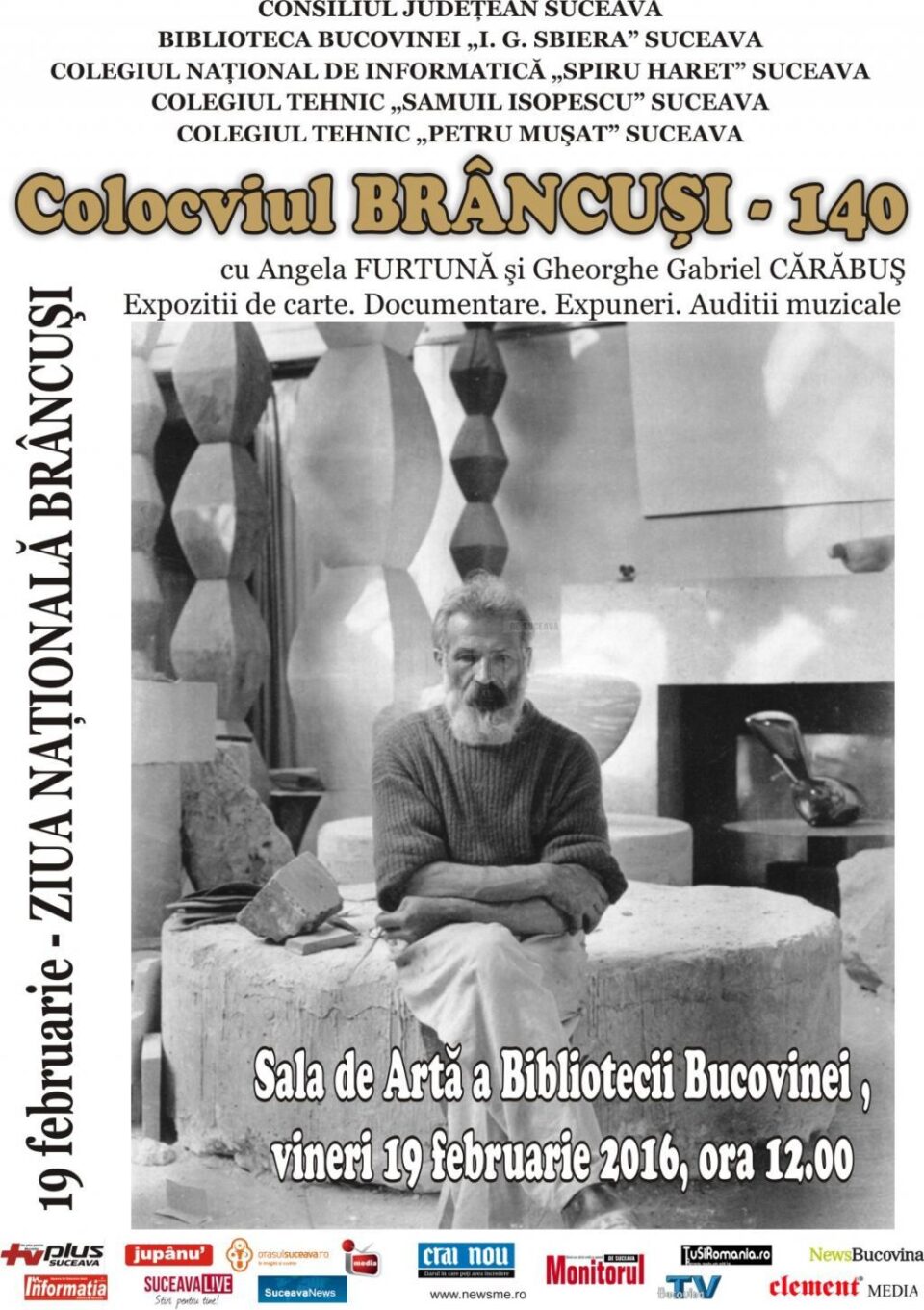 19 februarie - Ziua Brâncuși