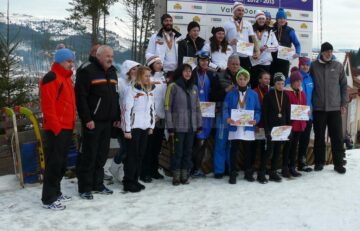 La Vatra Dornei s-a desfășurat Campionatul Național de Sanie pe pârtie naturală