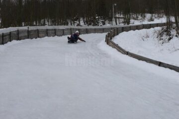 La Vatra Dornei s-a desfășurat Campionatul Național de Sanie pe pârtie naturală