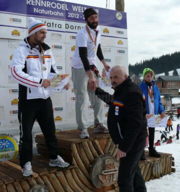 La Vatra Dornei s-a desfășurat Campionatul Național de Sanie pe pârtie naturală