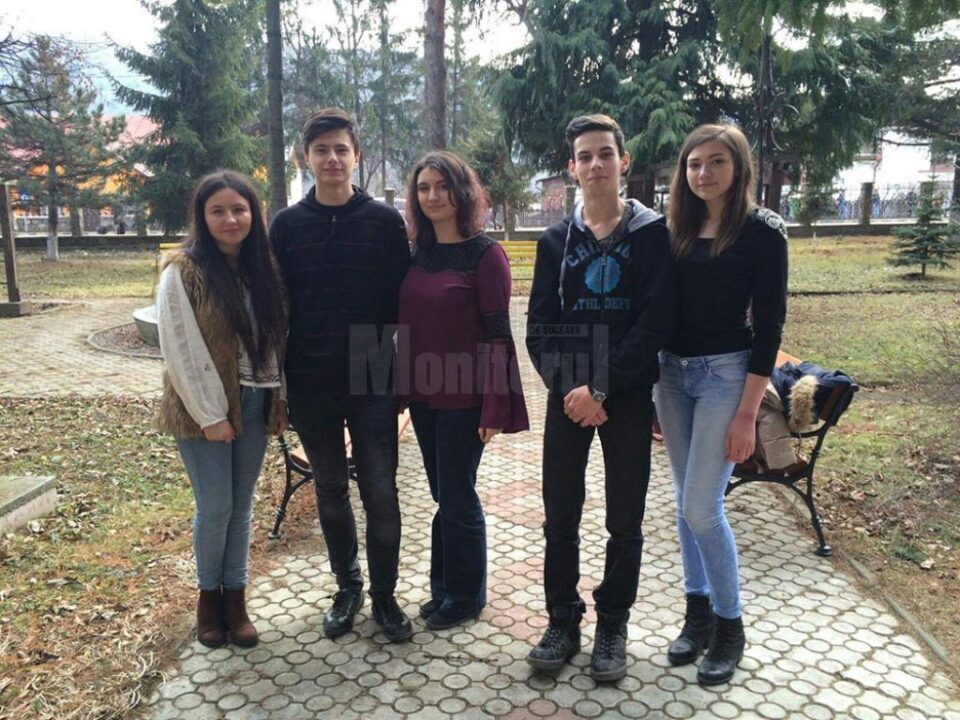 Echipa de la Colegiul „Alexandru cel Bun” Gura Humorului