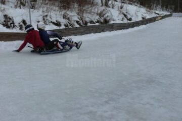 La Vatra Dornei s-a desfășurat Campionatul Național de Sanie pe pârtie naturală