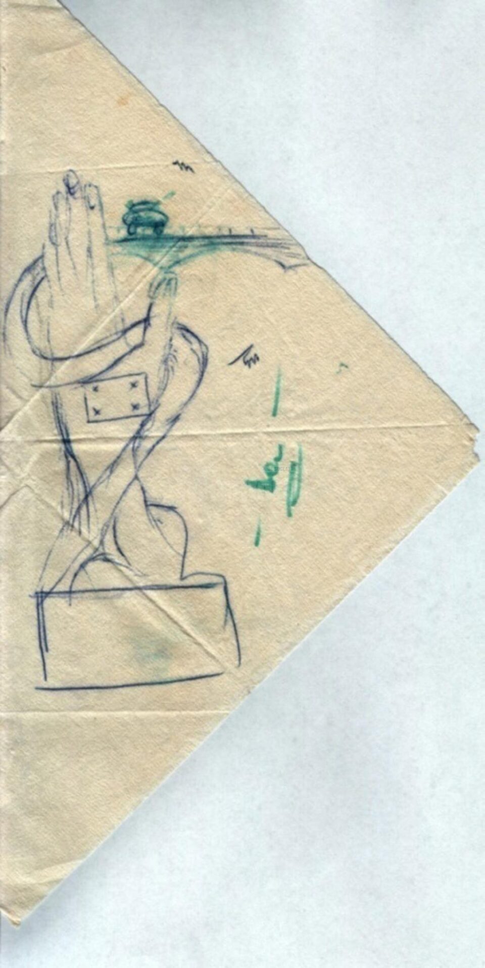 Șervețelul din pahar, care va rămâne în istorie