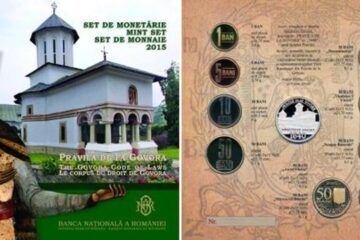 Set de monetărie cu tema „375 de ani de la tipărirea Pravilei de la Govora”