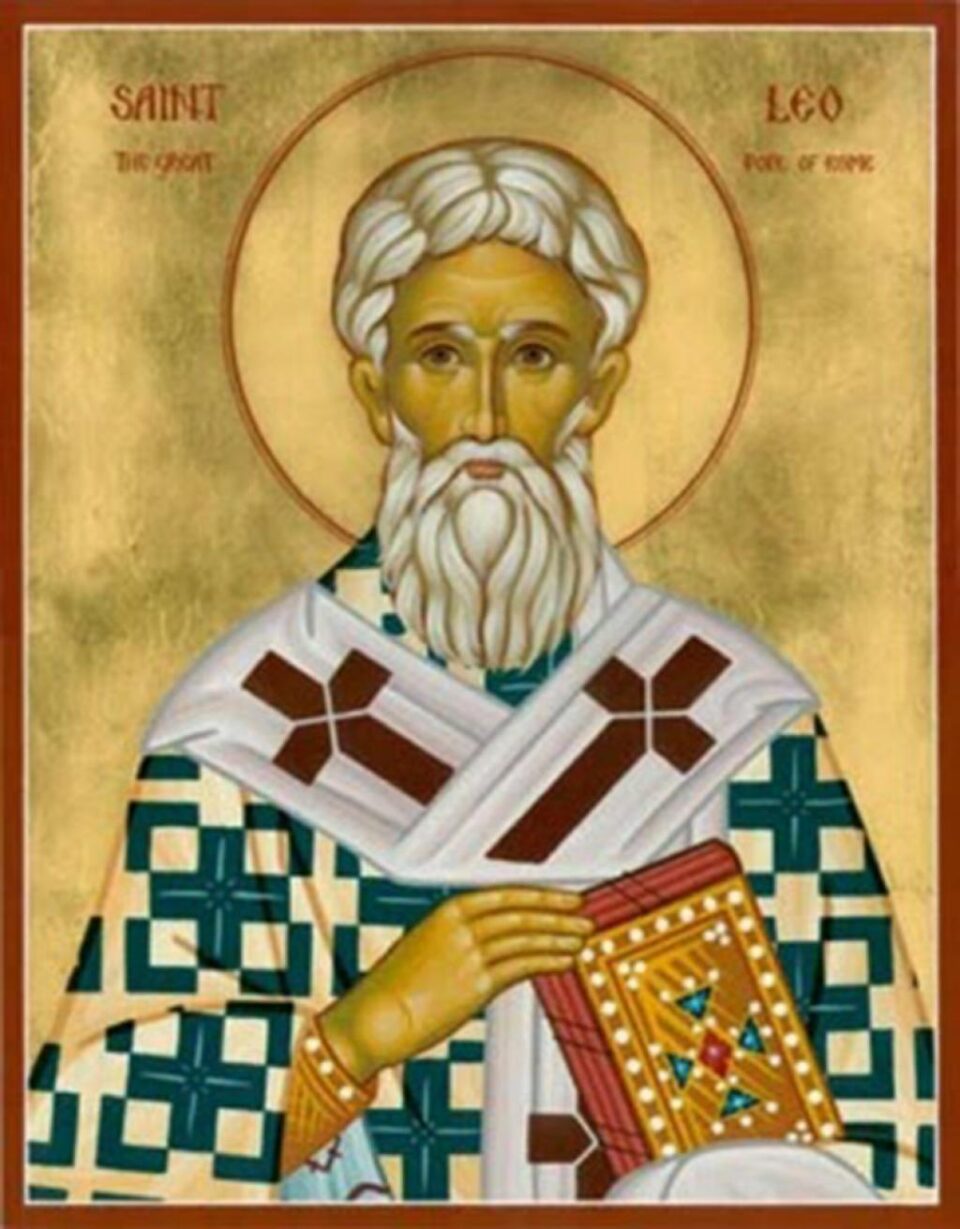 Viața Sfântului Ierarh Leon, Episcopul Romei