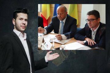 Cătălin Cîrdei (stânga), Aurel Olărean (mijloc) și Traian Andronachi
