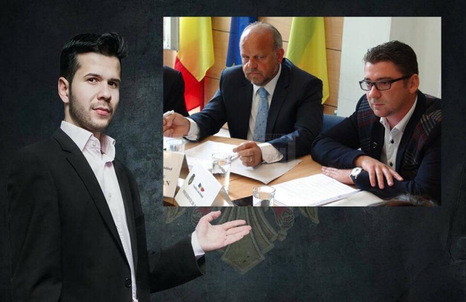 Cătălin Cîrdei (stânga), Aurel Olărean (mijloc) și Traian Andronachi