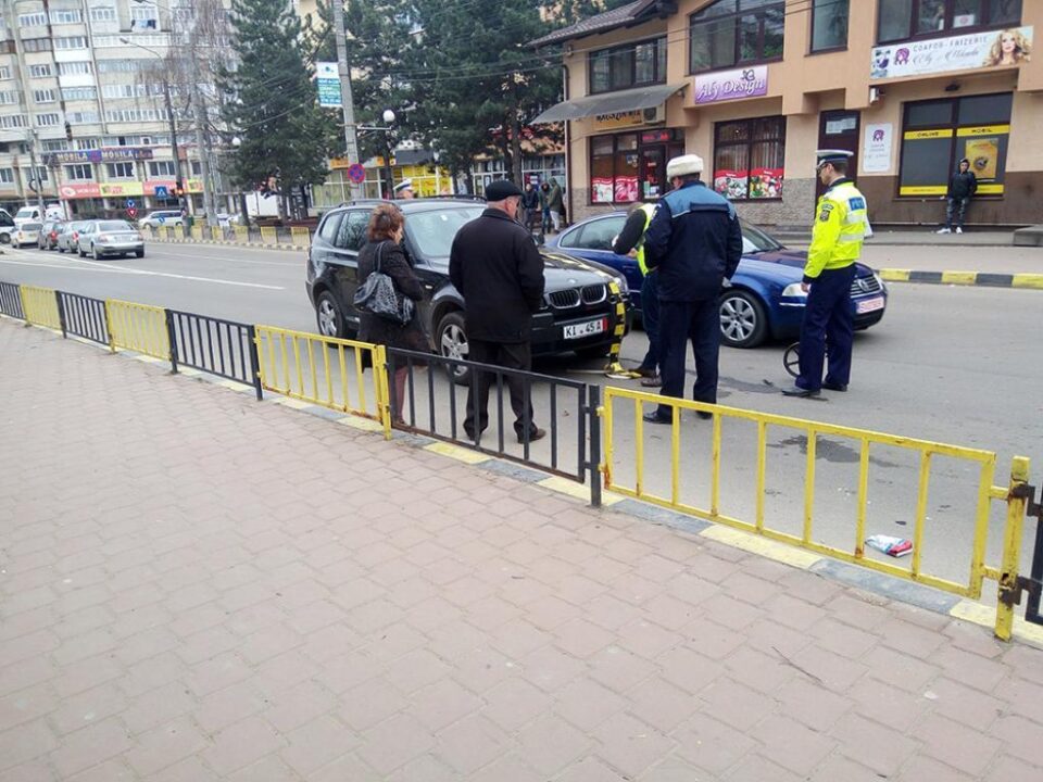 Accidentul s-a petrecut în apropierea unei treceri de pietoni Foto: Boghean Elisei